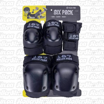 187 Killer Pads Junior Pad Set Black