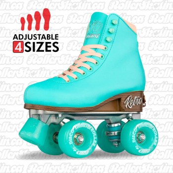 CRAZY Retro Roller Adjustable Skates!