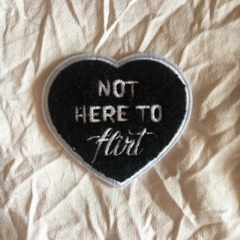Chicks in Bowls CIB Not Here to Flirt Patch