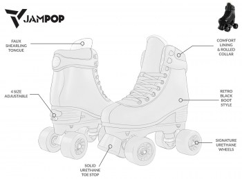 CRAZY Jam POP Roller Skates