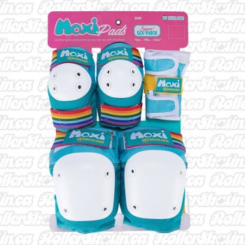 MOXI 187 Junior OR Adult Super Six Pack Pad Sets - JADE