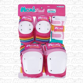 MOXI 187 Junior OR Adult Super Six Pack Pad Sets - PINK