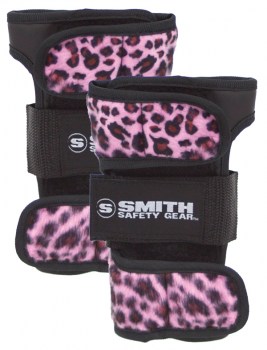 SMITH Scabs Wrist Guards PINK LEOPARD